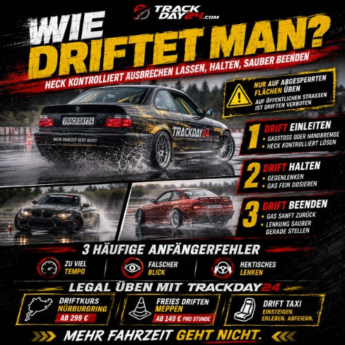 Wie driftet man? Drift-Anleitung in 3 Schritten