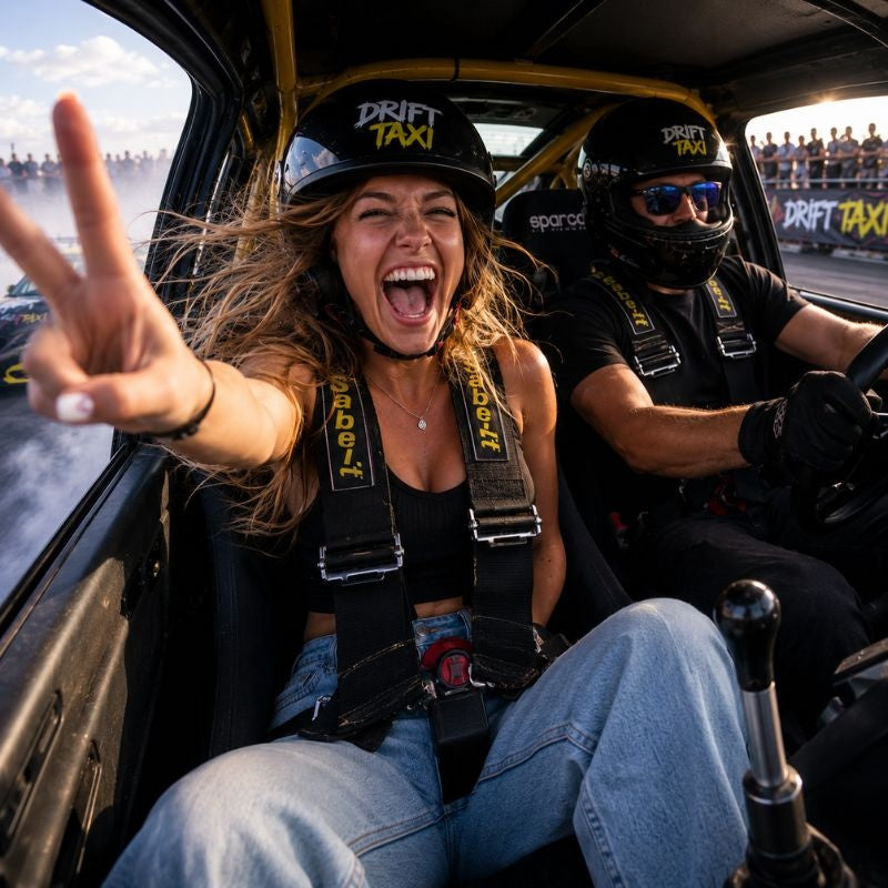 Drift-Taxi Gutschein von TRACKDAY24 – Beifahrer-Drift mit Profi auf dem Circuit Meppen