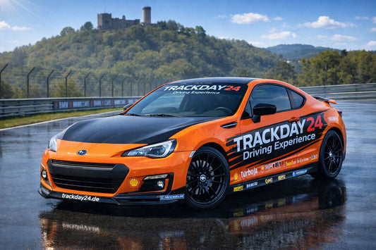Subaru BRZ Mietdrifter von Trackday24 auf dem Nürburgring, leichtes und präzises Driftcar für Drift Training, Trackdays und Driving Experience in Deutschland